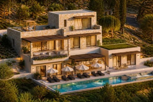 NEW villa with swimming pool for sale in Lefkada, Nidri 2
