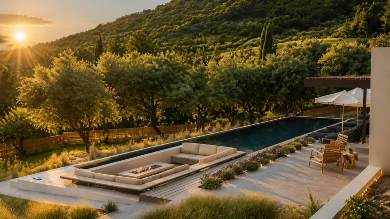 NEW villa with swimming pool for sale in Lefkada, Nidri