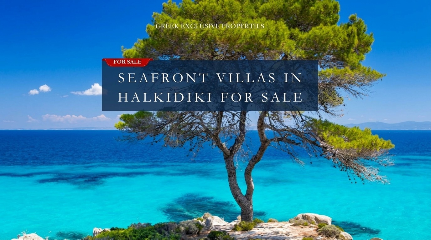 Seafront Halkidiki Villas for sale
