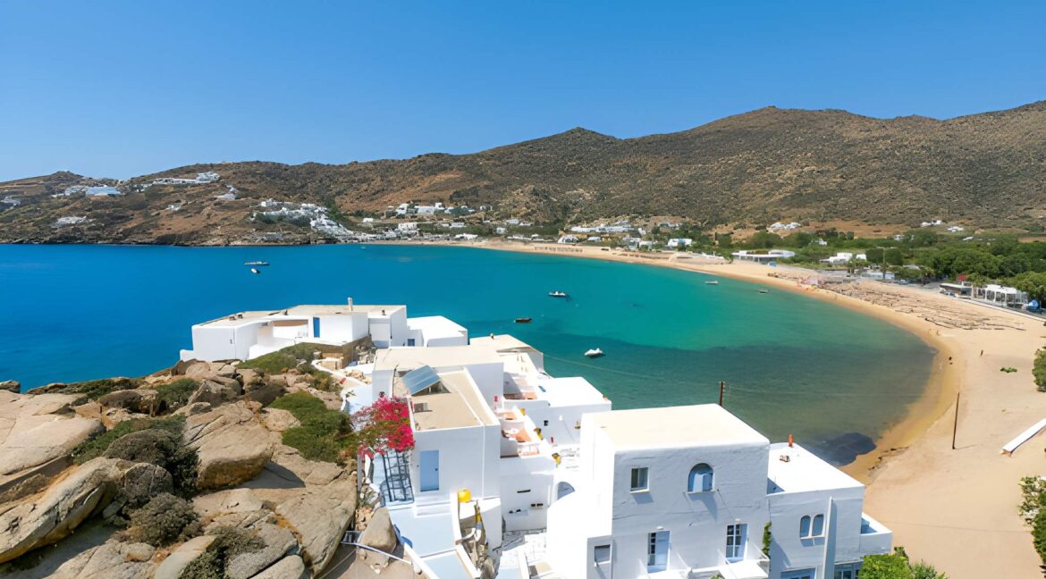 Seafront Hotel for Sale in Mylopotas Ios