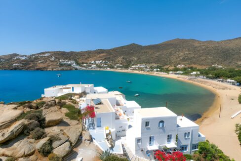 Seafront Hotel for Sale in Mylopotas Ios