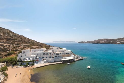 Seafront Hotel for Sale in Mylopotas Ios