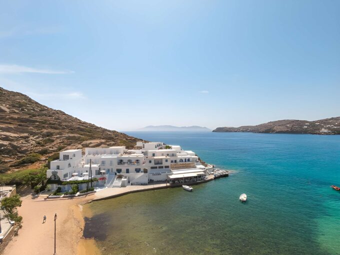 Seafront Hotel for Sale in Mylopotas Ios