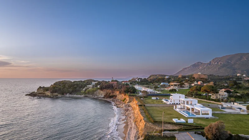 Seafront Villa for sale Corfu Greece