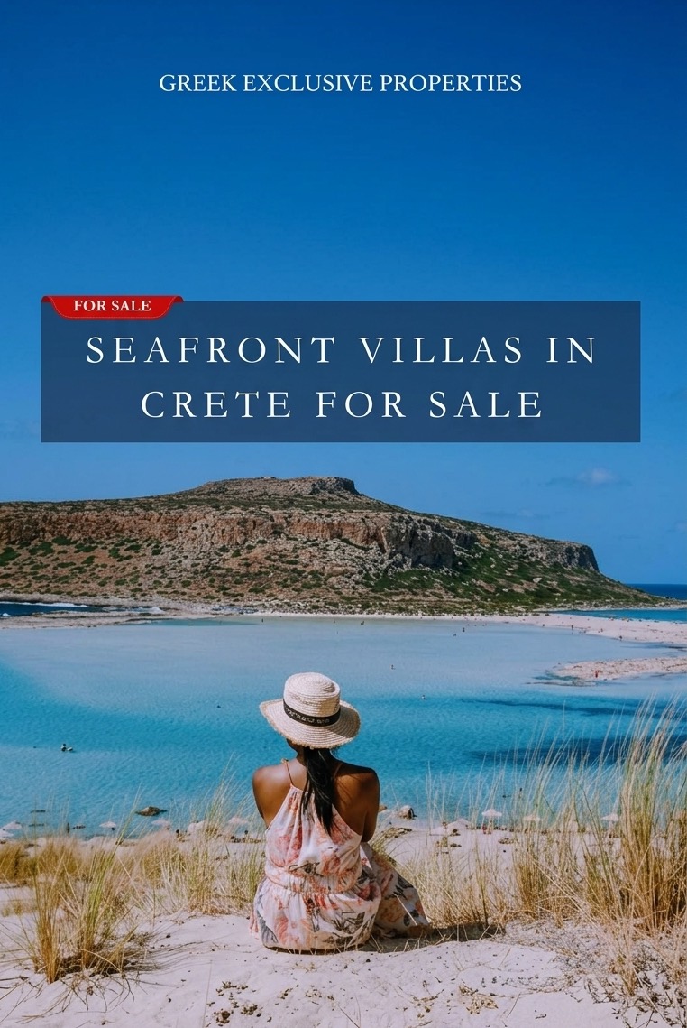 Seafront villas for sale Crete Greece