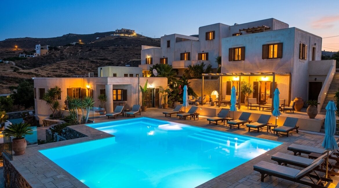 Seaside Hotel for Sale in Ios, Koumbara 3