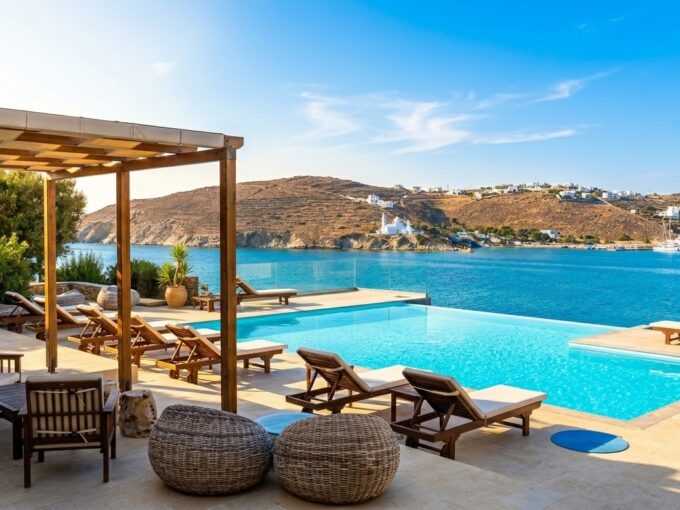 Seaside Hotel for Sale in Ios, Koumbara