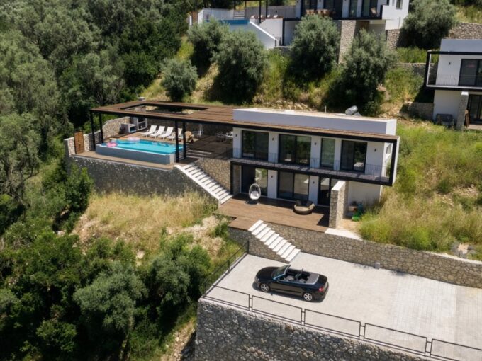 Villa for Sale in Lefkada Overlooking Dessimi Bay