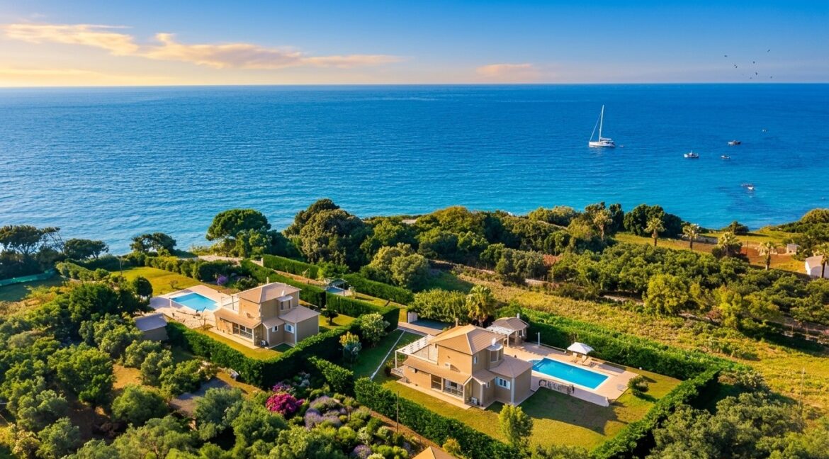 Villas for Sale Corfu Greece, Halikounas