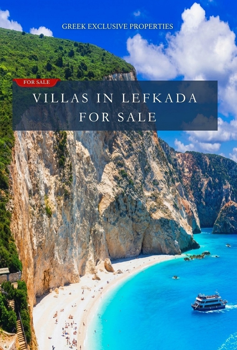 Villas in Lefkada, Houses for Sale Lefkada, Real Estate in Lefkada, Properties in Lefkada, Seafront Villas Lefkada