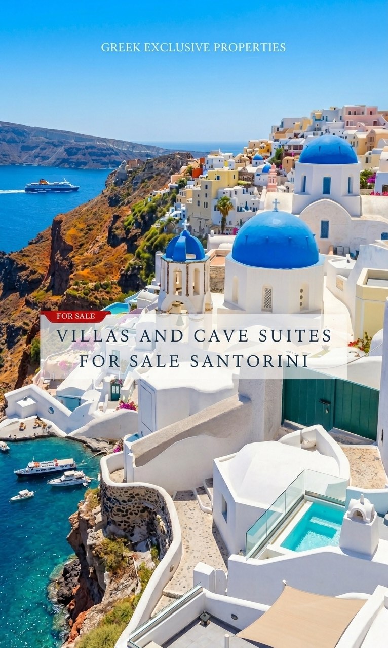 Villas in Santorini, Luxury Villas for sale Santorini Greece