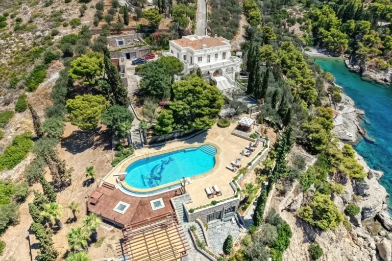 Seafront Private Property for Sale at Spetses island near Athens