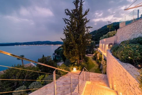 2 Seafront Villas for sale in Barbati Corfu | with Private Beach and Jetty 11