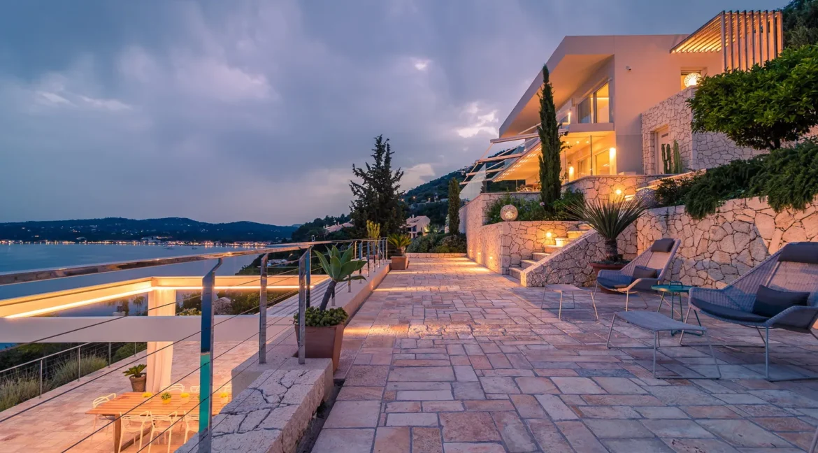 2 Seafront Villas for sale in Barbati Corfu | with Private Beach and Jetty 12