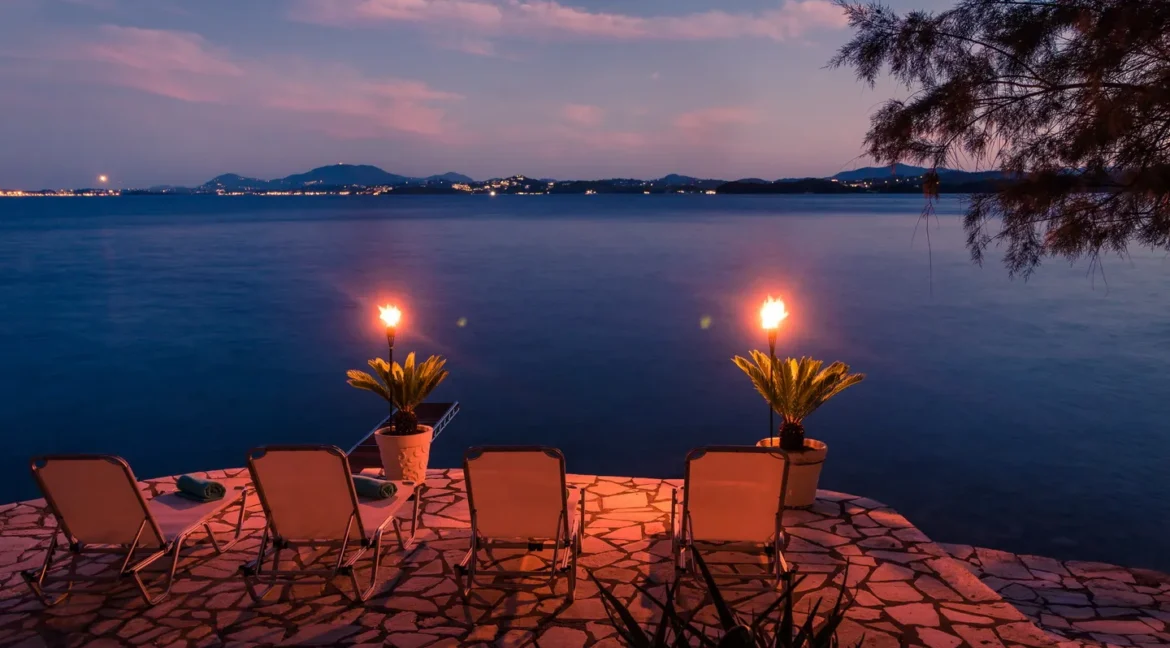 2 Seafront Villas for sale in Barbati Corfu | with Private Beach and Jetty 16