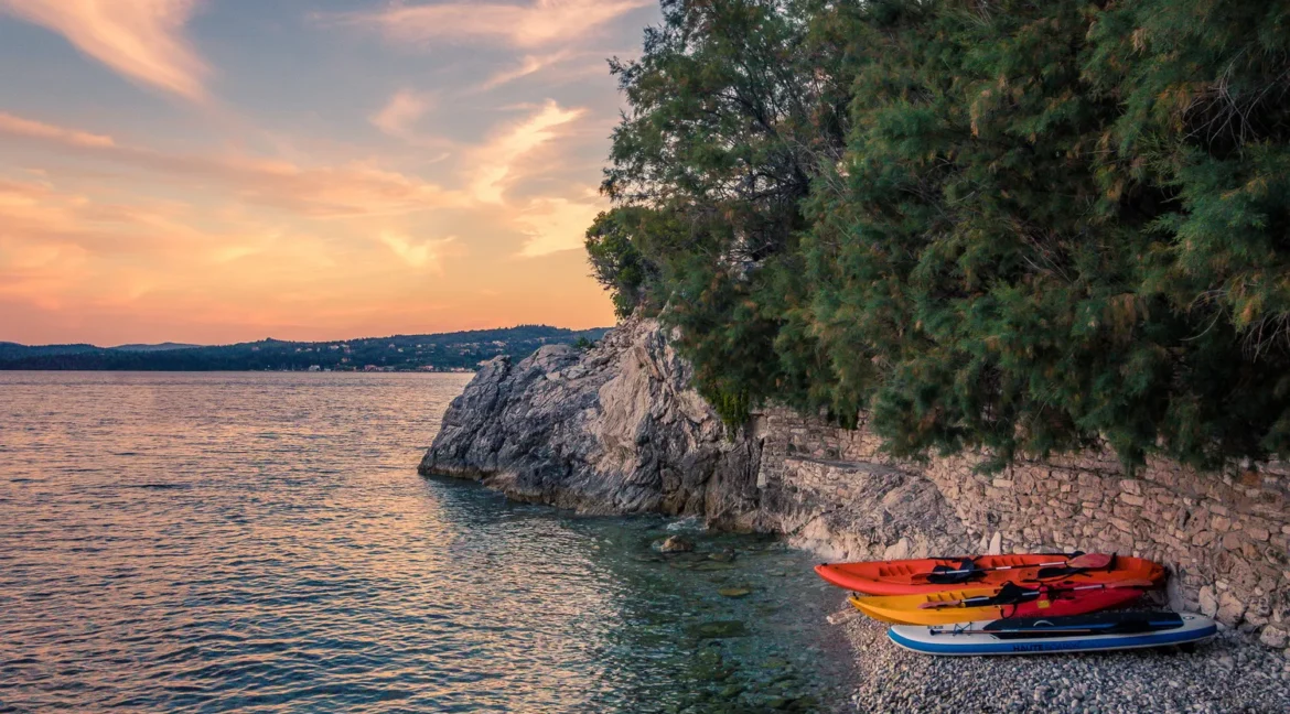 2 Seafront Villas for sale in Barbati Corfu | with Private Beach and Jetty 17