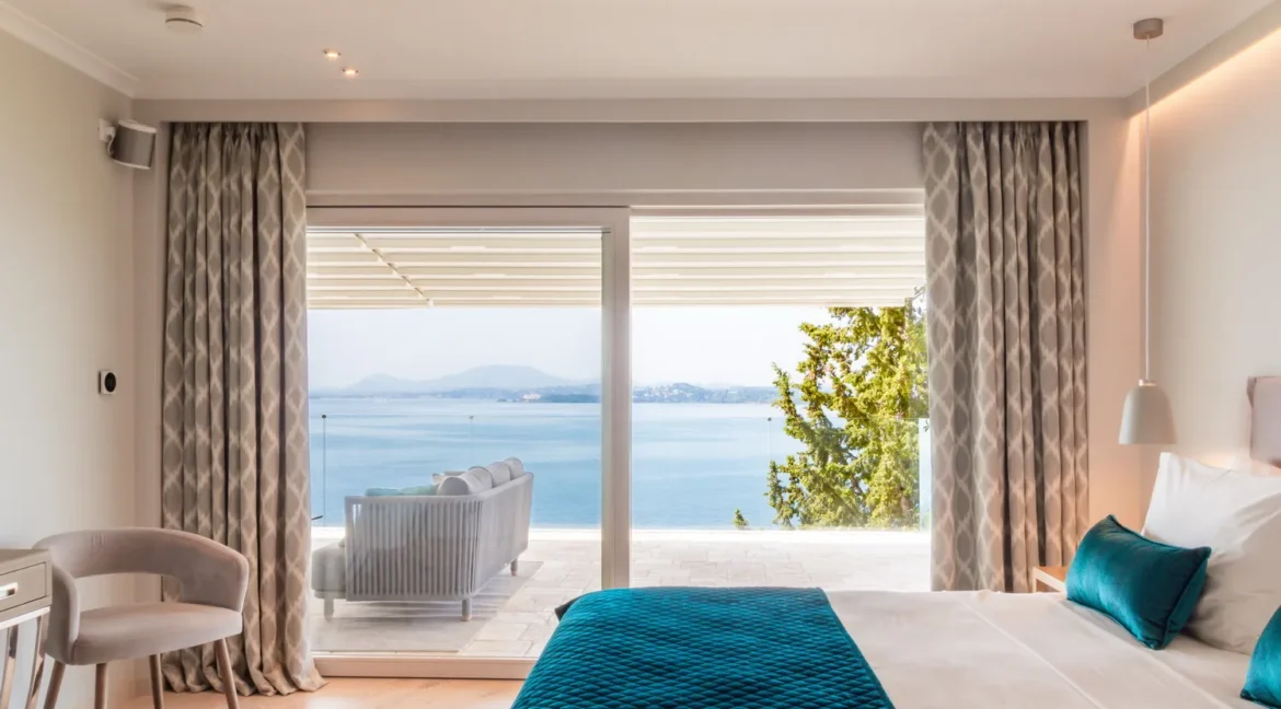 2 Seafront Villas for sale in Barbati Corfu | with Private Beach and Jetty 2