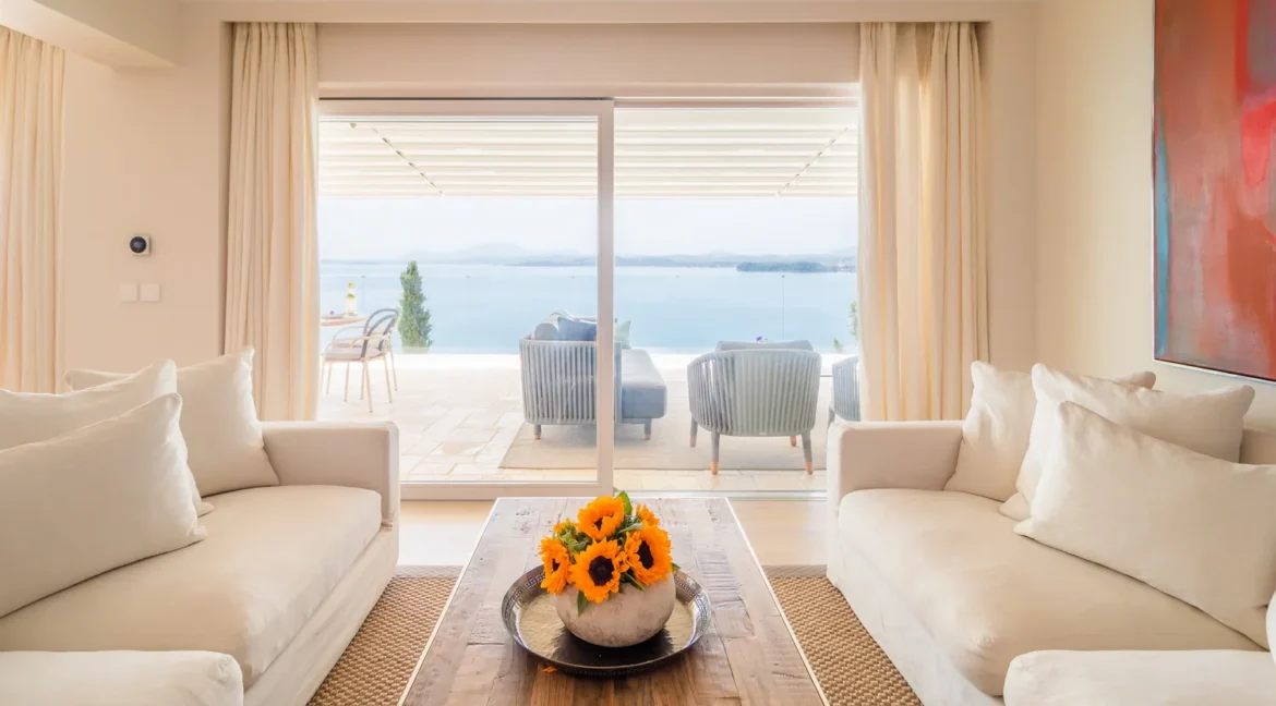 2 Seafront Villas for sale in Barbati Corfu | with Private Beach and Jetty 5
