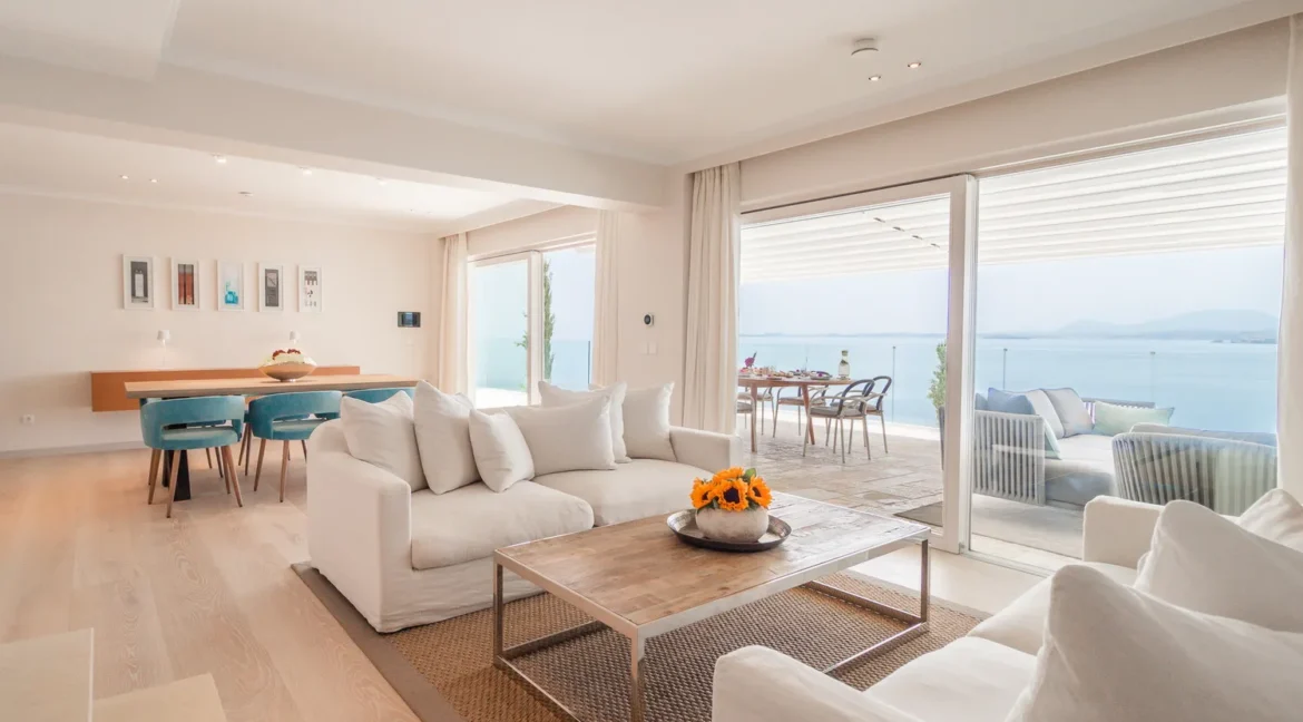 2 Seafront Villas for sale in Barbati Corfu | with Private Beach and Jetty 7
