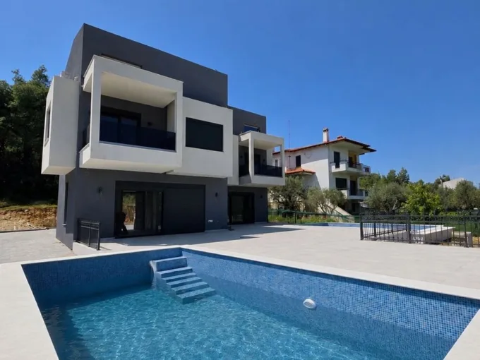 New Villa with swimming pool for sale Sithonia