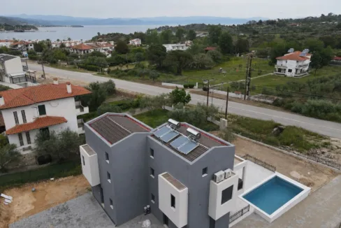 New Villa with swimming pool for sale Sithonia