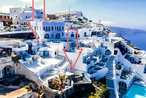 Caldera Cave Houses for Sale in Santorini Firostefani