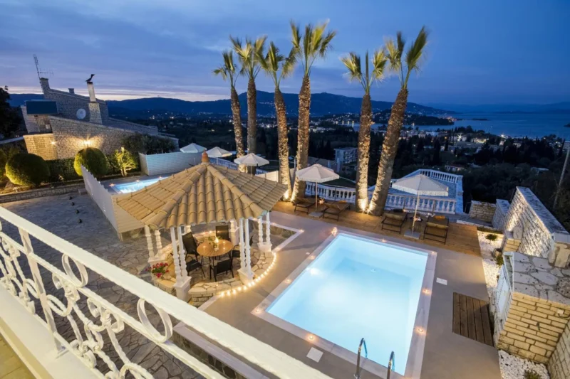 For Sale Panoramic Villa in Corfu