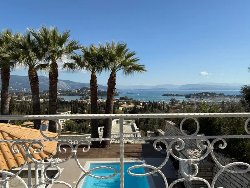 For Sale Panoramic Villa in Corfu