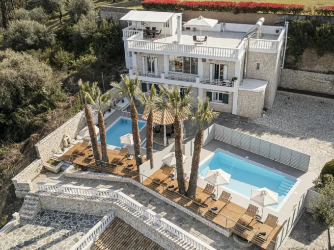 For Sale Panoramic Villa in Corfu