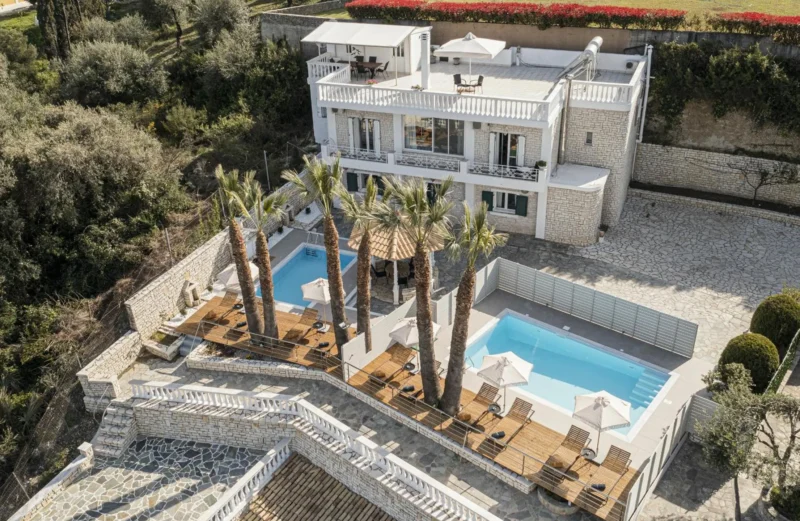 For Sale Panoramic Villa in Corfu