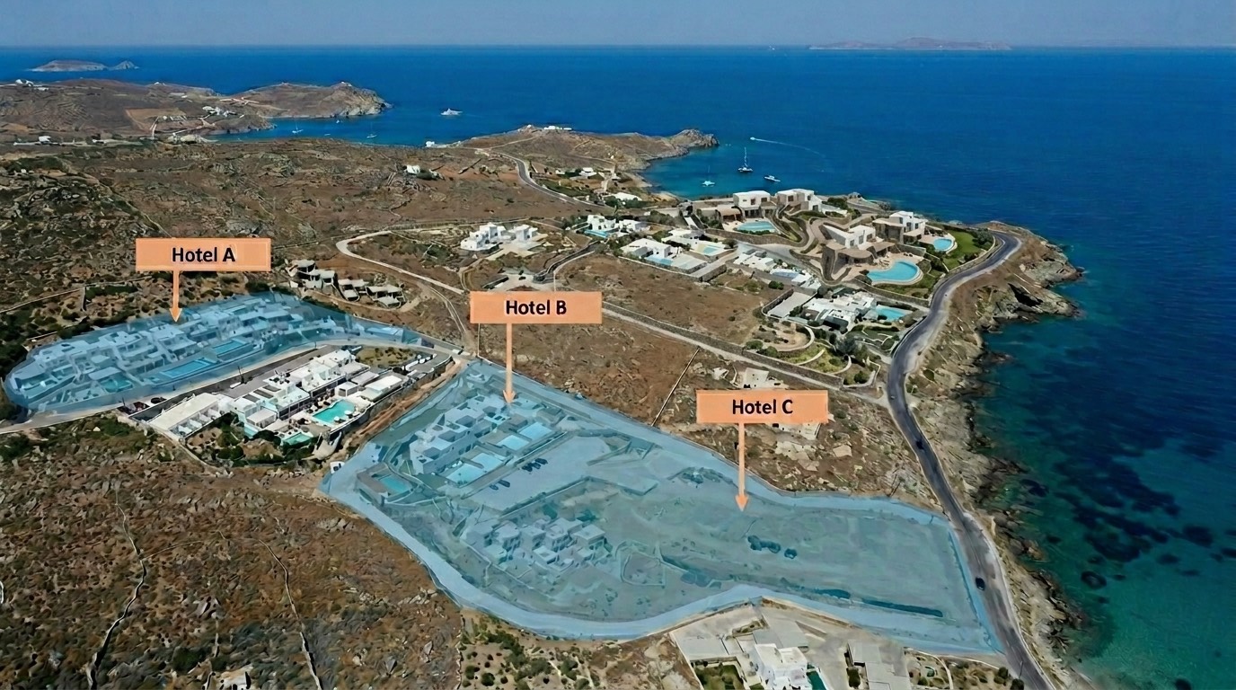 Luxury Hotel Complex for Sale in Mykonos, Greece – 50 Keys