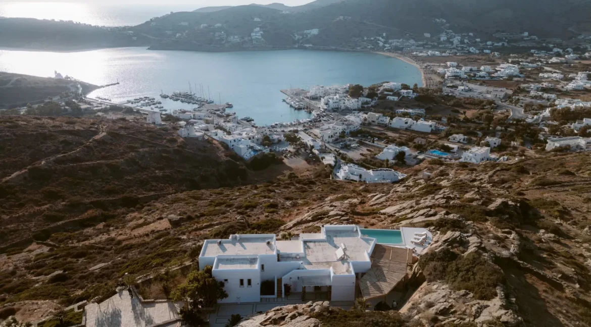 Panoramic Sunset Villa for sale Ios Island