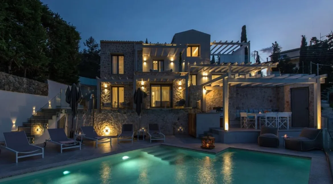 Luxury Villa in Corfu for sale with Private Beach Access