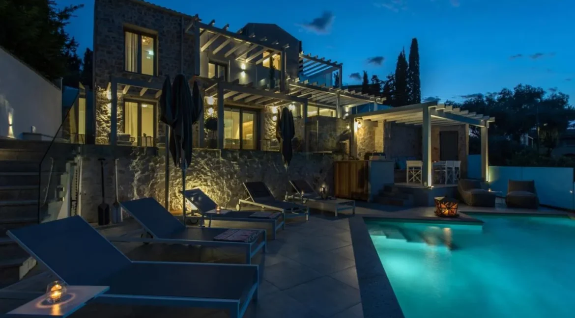 Luxury Villa in Corfu for sale with Private Beach Access
