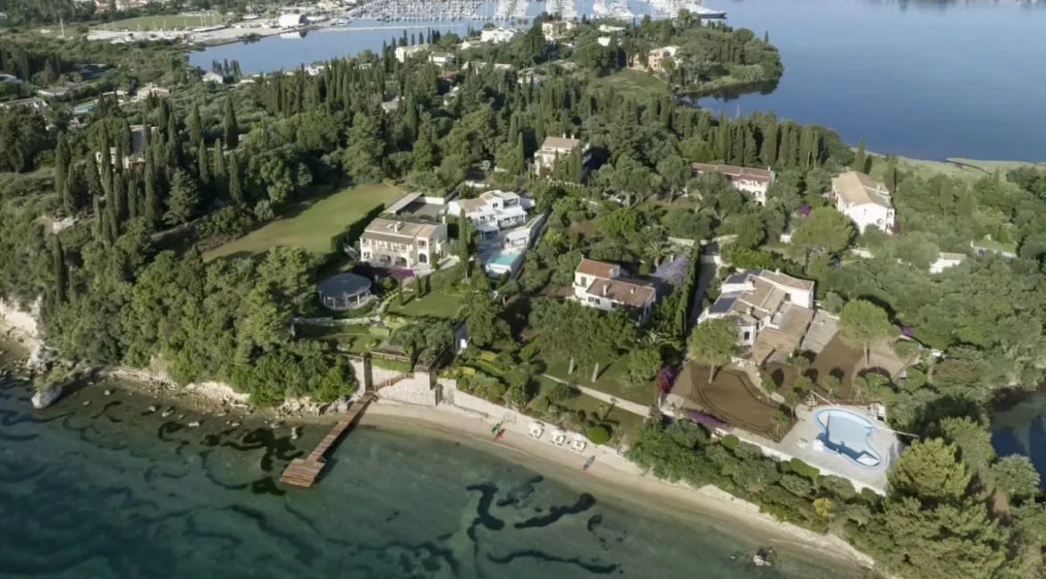 Luxury Villa in Corfu for sale with Private Beach Access