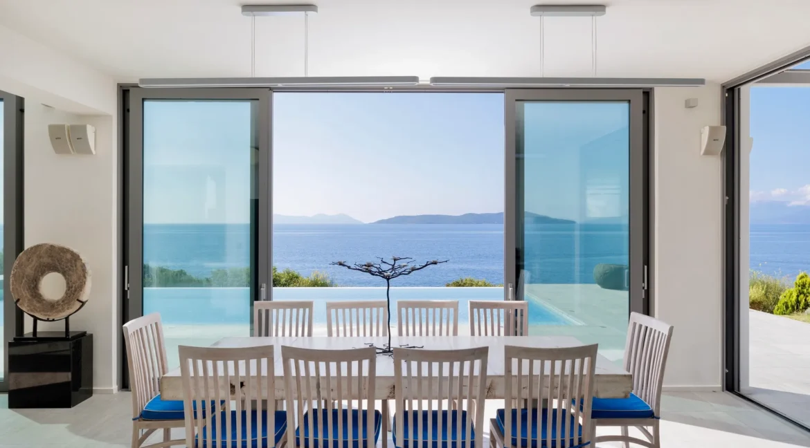 Luxurious Seafront Villa for sale on the Island of Lefkada
