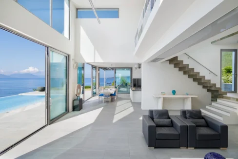 Luxurious Seafront Villa for sale on the Island of Lefkada