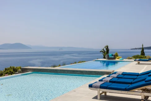 Luxurious Seafront Villa for sale on the Island of Lefkada