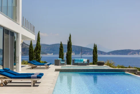 Luxurious Seafront Villa for sale on the Island of Lefkada