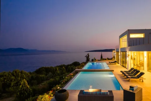 Luxurious Seafront Villa for sale on the Island of Lefkada