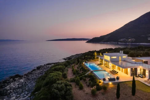 Luxurious Seafront Villa for sale on the Island of Lefkada