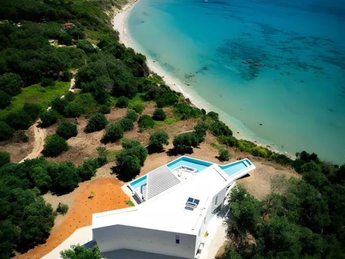 Beachfront Villa in Corfu for sale