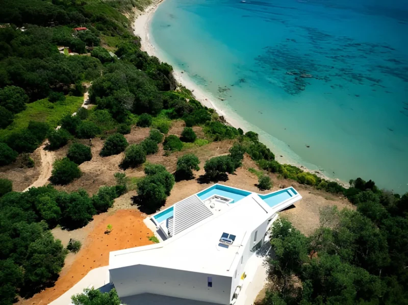 Beachfront Villa in Corfu for sale