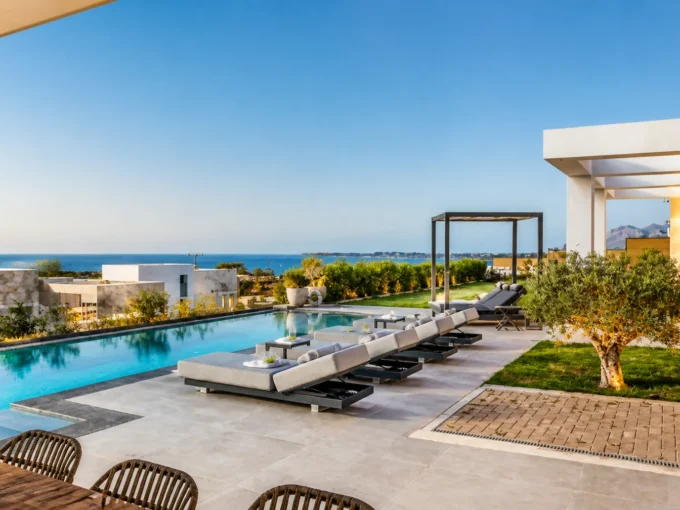 Luxury Villa with Panoramic Sea Views for sale Chania Crete