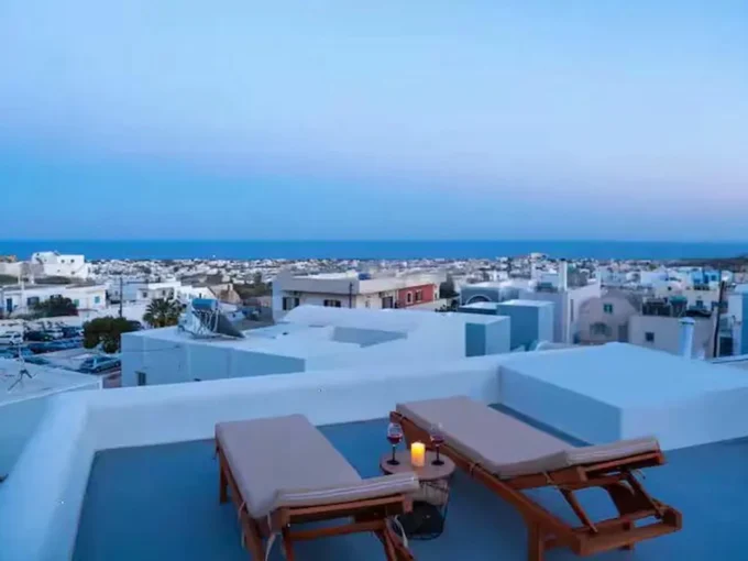 Traditional Santorini Duplex for sale in Santorini, Emporio Village