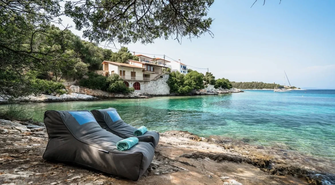 Luxury Seafront Villa for sale in Fiscardo Kefalonia Island