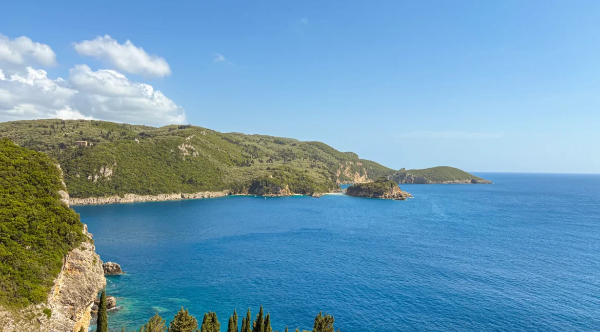 Houses for sale in Paleokastritsa Corfu with Sea View