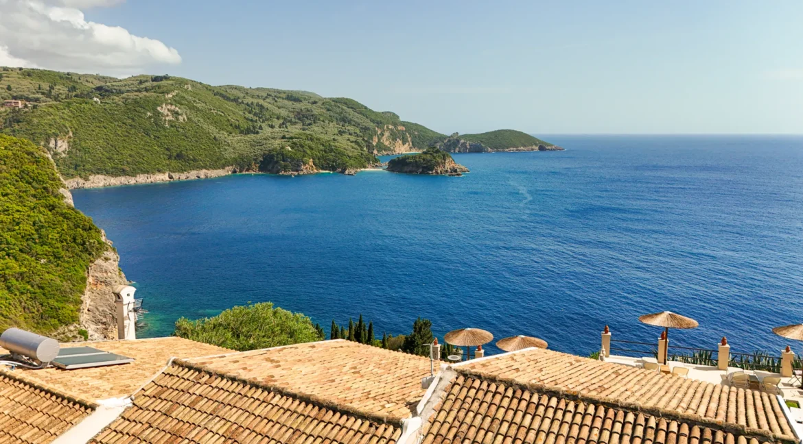 Houses for sale in Paleokastritsa Corfu with Sea View