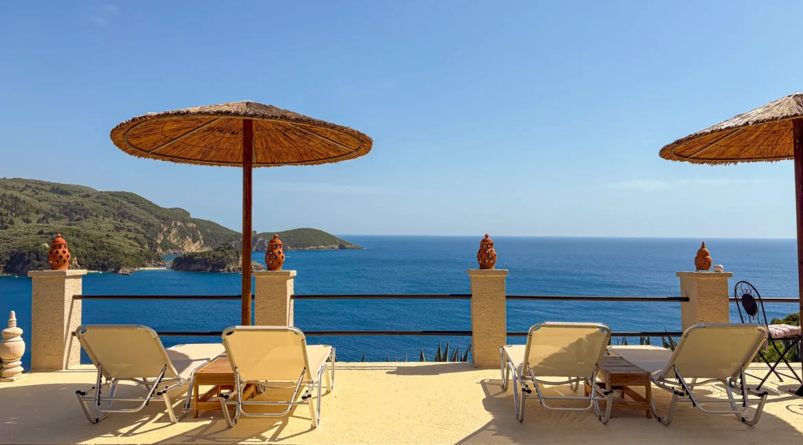 Houses for sale in Paleokastritsa Corfu with Sea View