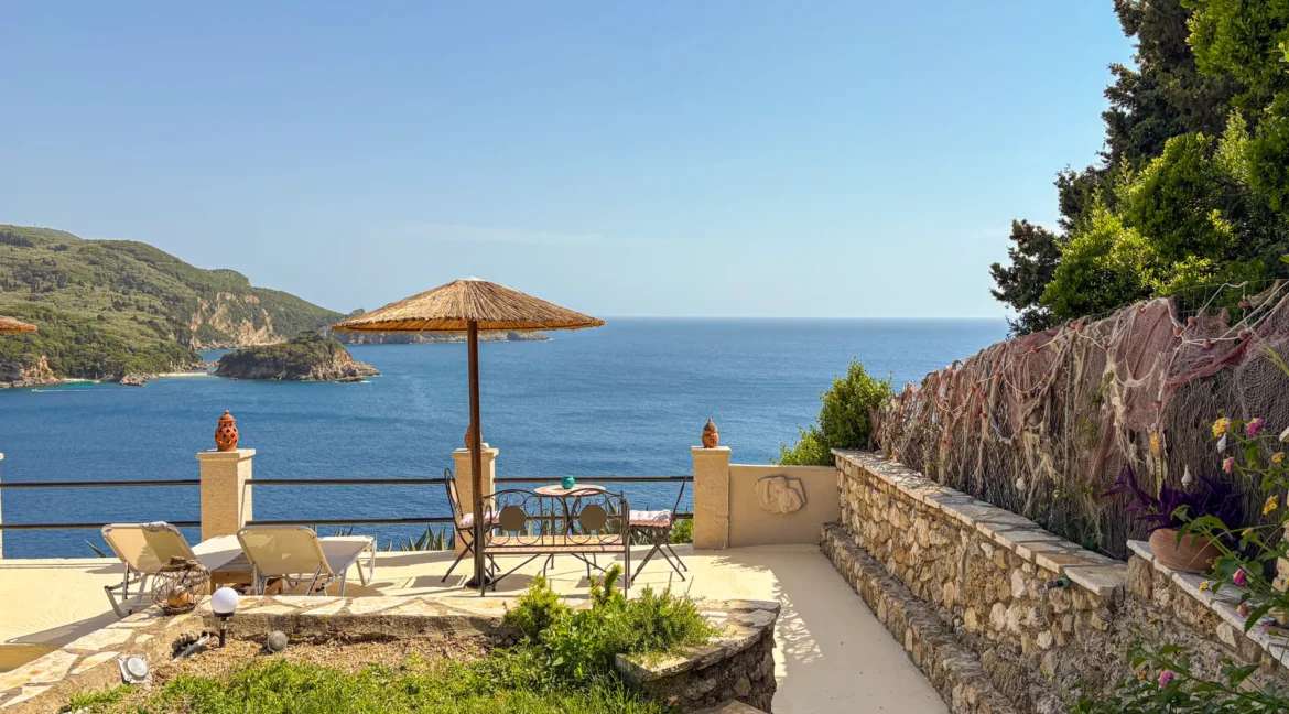 Houses for sale in Paleokastritsa Corfu with Sea View